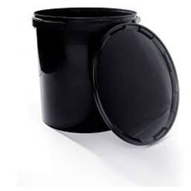 seau en plastique de 15L avec couvercle