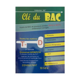 Clé du BAC TERMINALE D