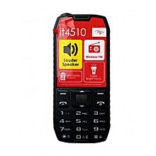 ITEL 4510 SIM: DUAL SIM  RADIO FM  CAMERA : 0.3MP  ECRAN: 2.4''  BATTERIE: 1500mAh