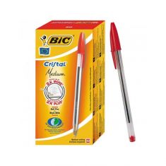 Stylo Bic cristal rouge 