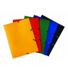 Chemise à 3  rabats en plastique 