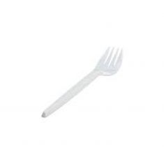 Fourchette en plastique jetable - lot de 50