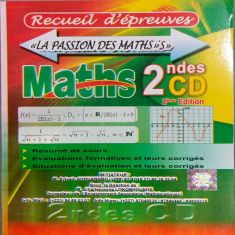 LA PASSION DES MATHS 2nde CD
